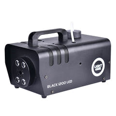 Light4Me Black 1200 LED Machine à brouillard bundle