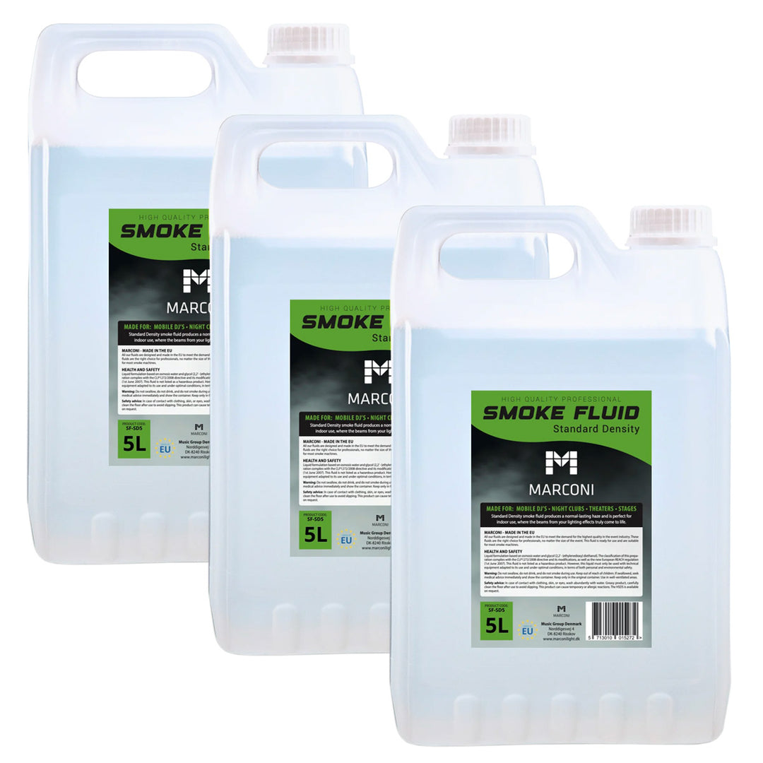 3 x 5L Liquide à fumée (Standard Density)