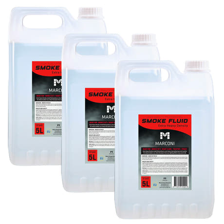 3 x 5L Liquide à fumée (Extra Heavy Density)
