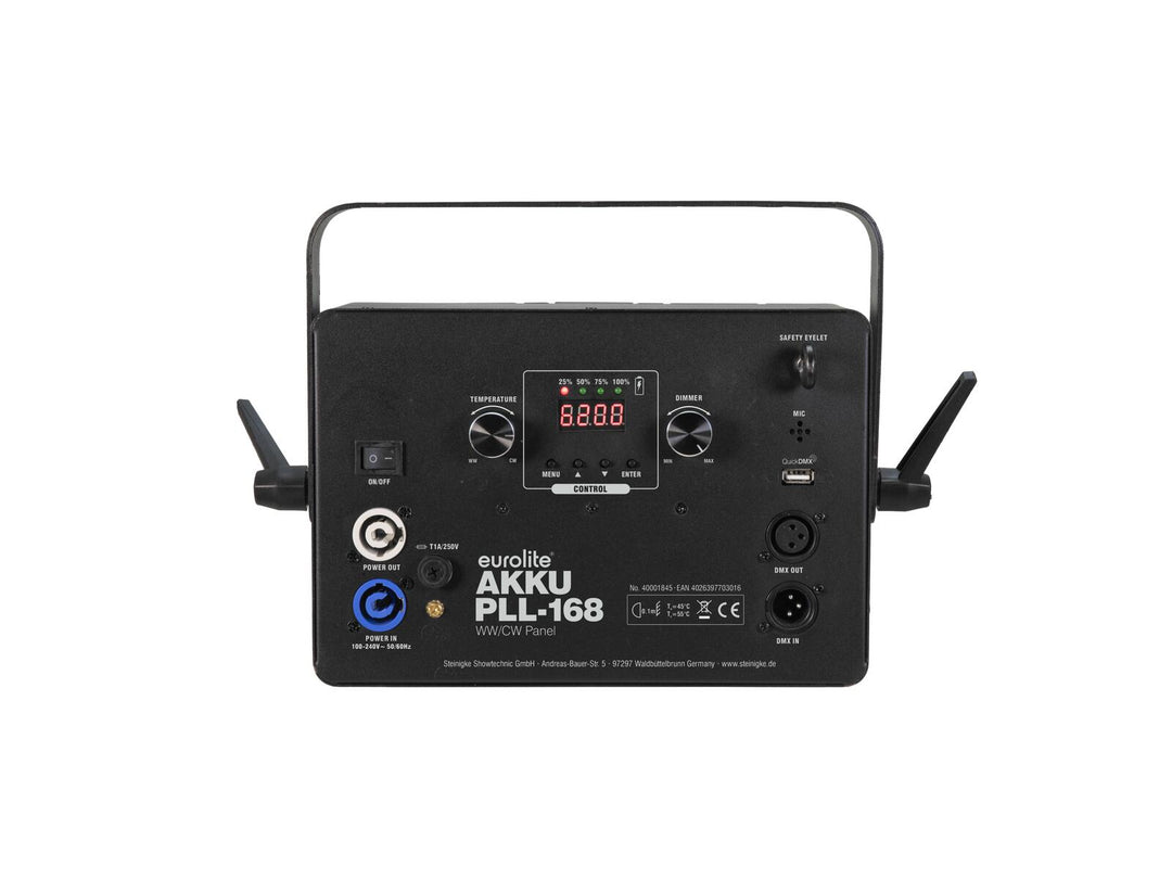 EUROLITE AKKU PLL-168 WW/CW Panneau