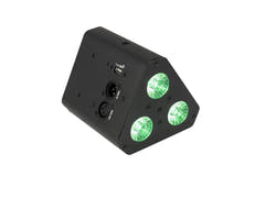 EUROLITE AKKU TL-3 QCL RGB+UV Projecteur de structure