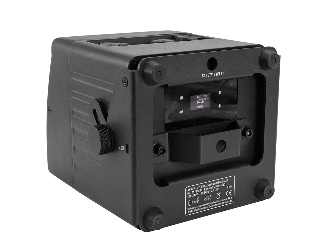 Projecteur Spot EUROLITE AKKU IP UP-4 QCL QuickDMX MK2