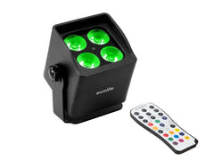 EUROLITE Set 6x AKKU Mini IP UP-4 QCL Spot MK2 + sac souple