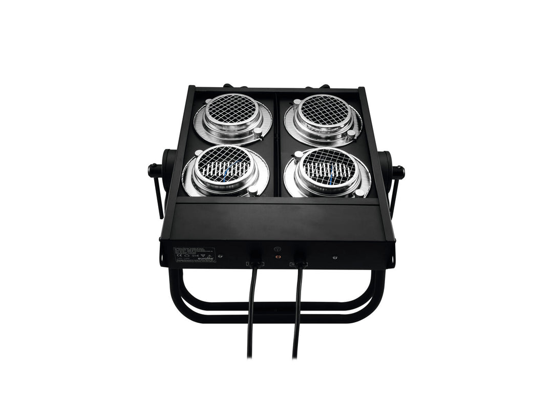 Blinder de public EUROLITE 4xPAR-36 bk