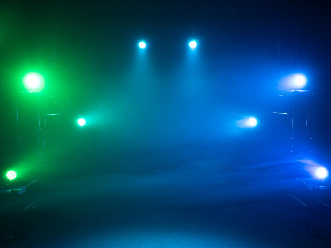 EUROLITE set 4x LED PARty Spot Silent RGB/WW avec Soft Bag