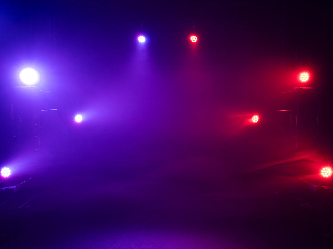EUROLITE set 4x LED PARty Spot Silent RGB/WW avec Soft Bag