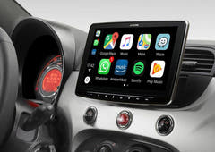 Apple Carplay, Android Auto dans Fiat 500 Intérieur Beige (2007-2015)
