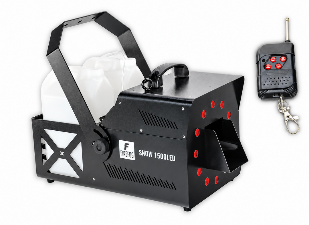 Firefog Snow 1500LED machines à neige 1500 W avec RGB LED et DMX