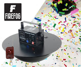 Firefog canon à confettis électrique 200 W avec DMX et télécommande