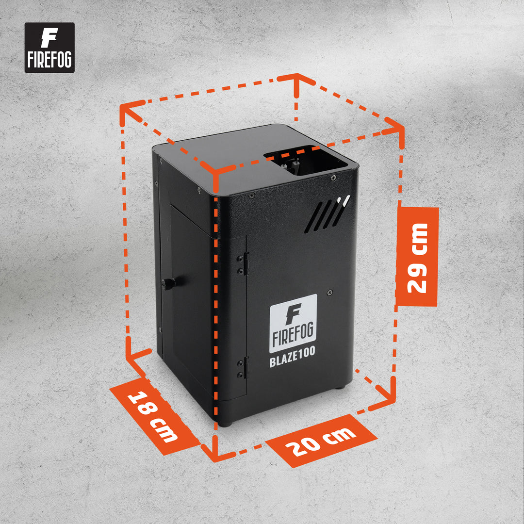 Firefog BLAZE100 machine à flammes 200 W avec DMX