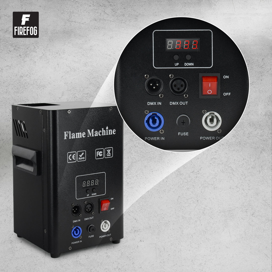 Firefog BLAZE100 machine à flammes 200 W avec DMX