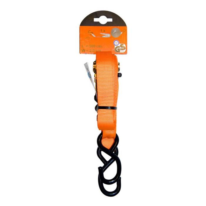 Avant sangle de coffre 500cm/25mm avec tendeur à cliquet