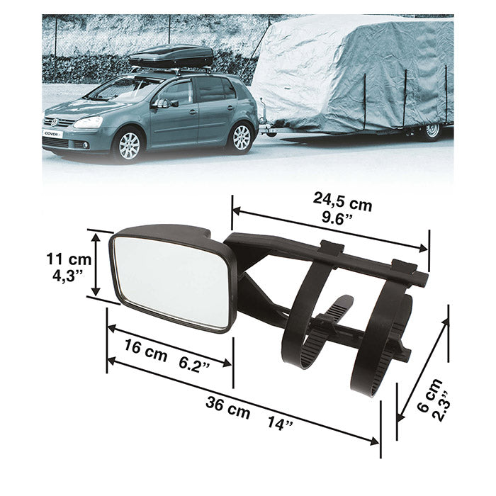 Rétroviseur pour camping-car/caravane, 1 pièce universelle