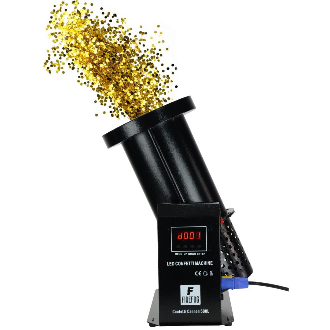 Firefog Confetti Cannon 500L canon à confettis avec LED et DMX