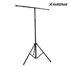Hardman LS1, pied d’éclairage avec barre transversale, de 1,6 à 2,8 m, 45 kg