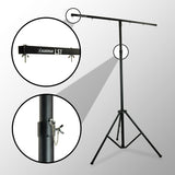 Hardman LS1, pied d’éclairage avec barre transversale, de 1,6 à 2,8 m, 45 kg