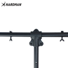 Hardman HLS2 pied d’éclairage avec T-bar, 2,5 m, 70 kg, noir