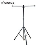 Hardman HLS2 pied d’éclairage avec T-bar, 2,5 m, 70 kg, noir