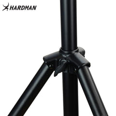 Hardman HLS2 pied d’éclairage avec T-bar, 2,5 m, 70 kg, noir