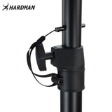 Hardman HLS2 pied d’éclairage avec T-bar, 2,5 m, 70 kg, noir