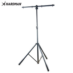 Pied d'éclairage Hardman HLS3 avec barre en T et goupille automatique, 2,5 m