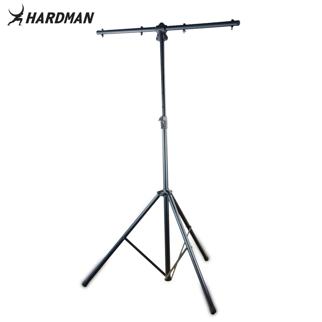 Pied d'éclairage Hardman HLS3 avec barre en T et goupille automatique, 2,5 m