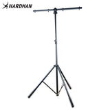 Pied d'éclairage Hardman HLS3 avec barre en T et goupille automatique, 2,5 m