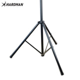 Pied d'éclairage Hardman HLS3 avec barre en T et goupille automatique, 2,5 m