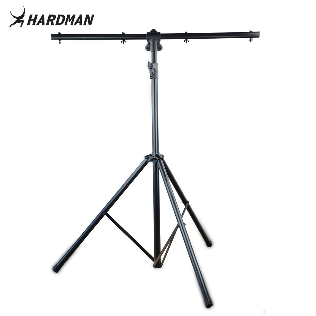 Pied d'éclairage Hardman HLS3 avec barre en T et goupille automatique, 2,5 m