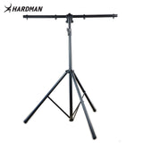 Pied d'éclairage Hardman HLS3 avec barre en T et goupille automatique, 2,5 m