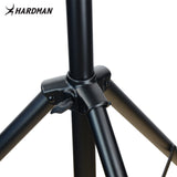 Pied d'éclairage Hardman HLS3 avec barre en T et goupille automatique, 2,5 m