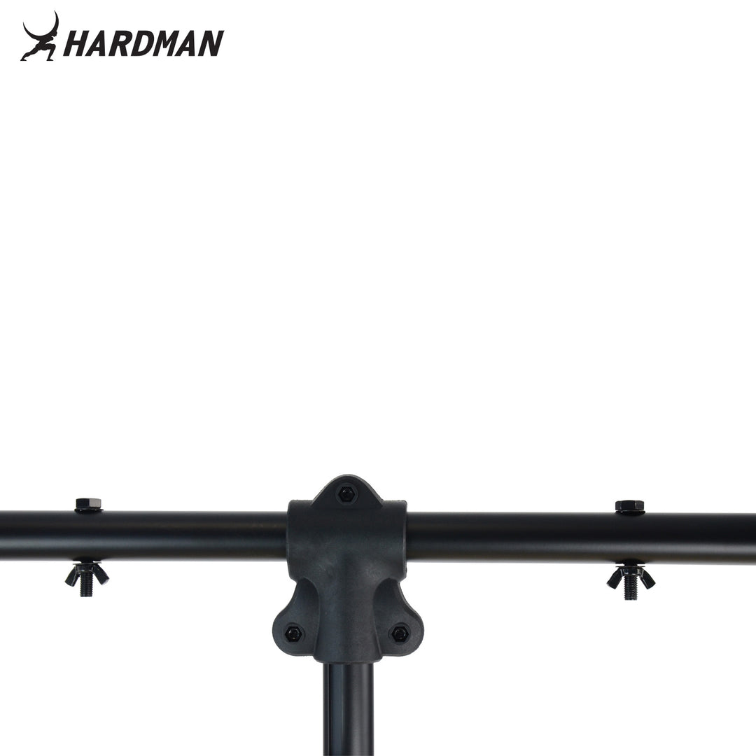 Pied d'éclairage Hardman HLS3 avec barre en T et goupille automatique, 2,5 m