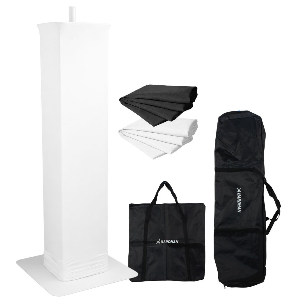 Hardman PTS23W totem, blanc, 100-175 cm