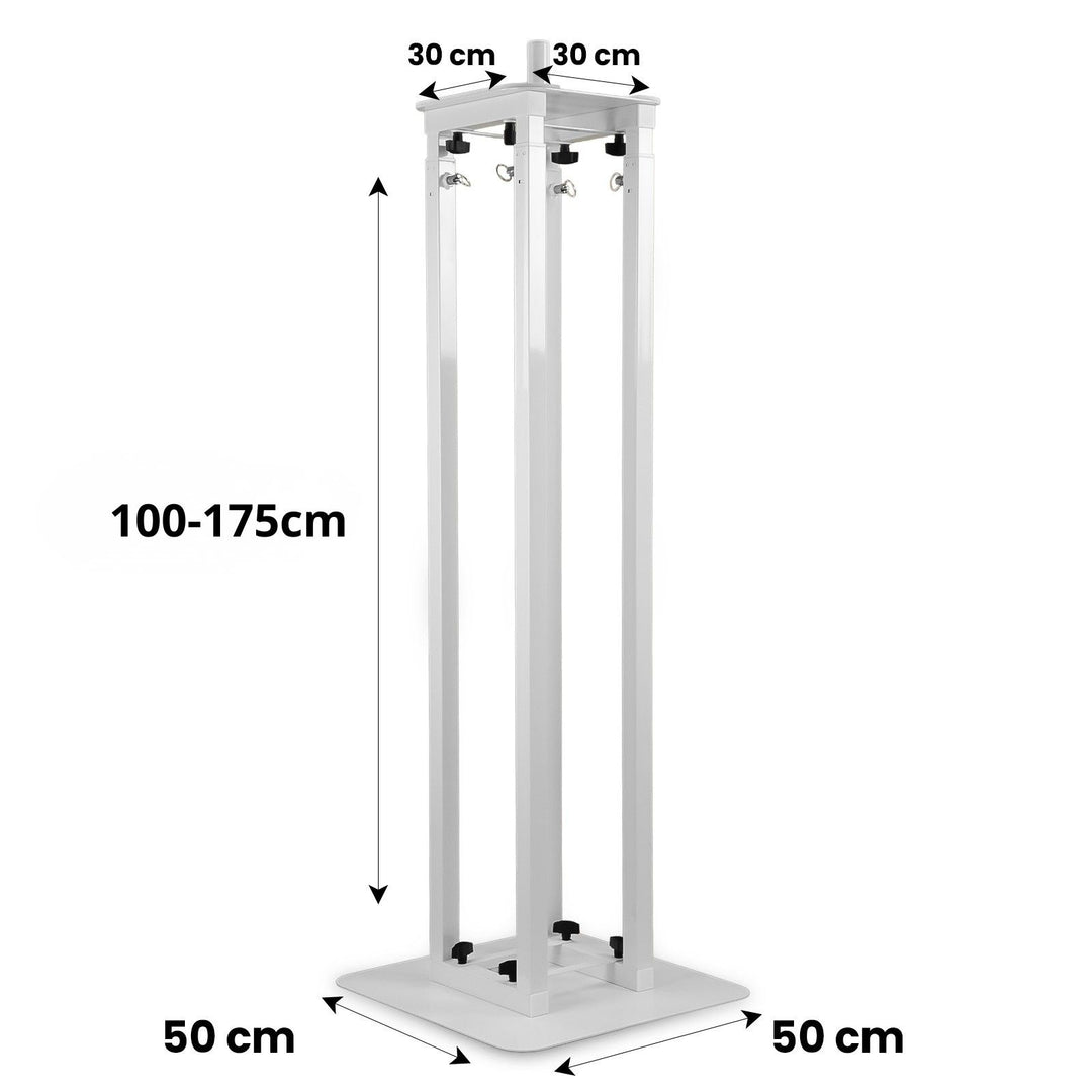 Hardman PTS23W totem, blanc, 100-175 cm