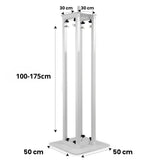Hardman PTS23W totem, blanc, 100-175 cm