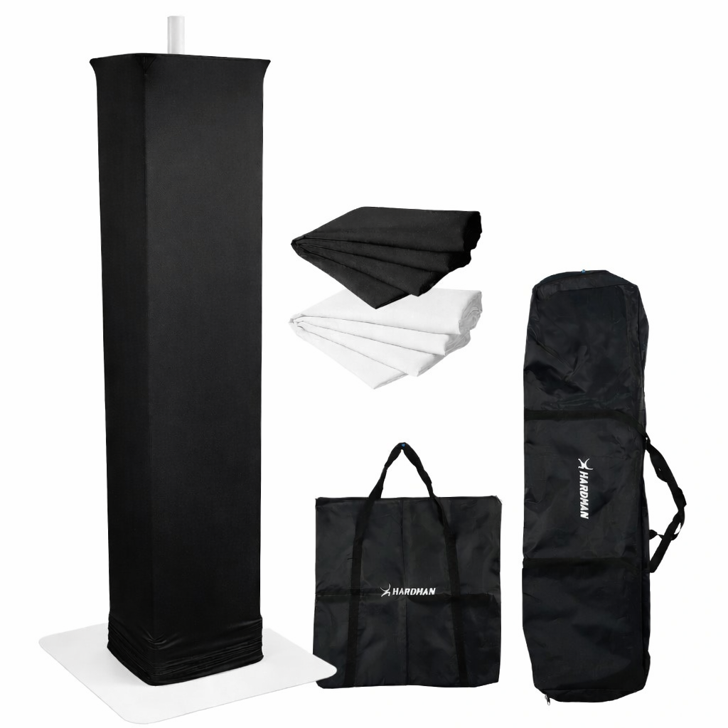 Hardman PTS23W totem, blanc, 100-175 cm
