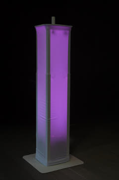 Hardman PTS23W totem, blanc, 100-175 cm