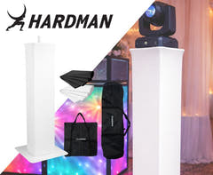 Hardman PTS23W totem, blanc, 100-175 cm