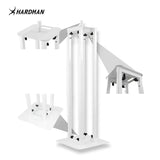 Hardman PTS24W totem, blanc, 135-250 cm