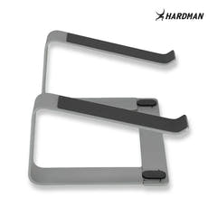 Hardman LSR2 – Support pliable pour ordinateur portable en aluminium, argenté