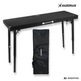 Hardman DTS1 table DJ pliable, 154 x 52 cm, avec sac