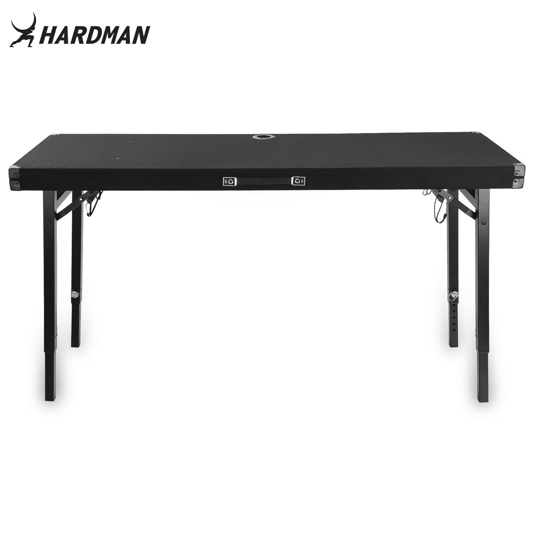 Hardman DTS1 table DJ pliable, 154 x 52 cm, avec sac