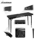Hardman DTS1 table DJ pliable, 154 x 52 cm, avec sac