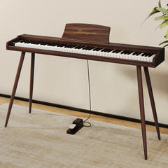 Mielczewski digitalpiano avec pieds en métal, marron