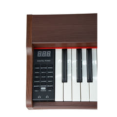 Mielczewski digitalpiano avec pieds en métal, marron