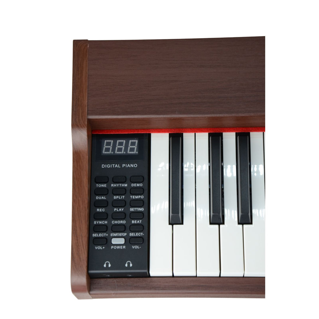 Mielczewski digitalpiano avec pieds en métal, marron