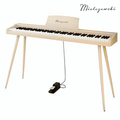 Mielczewski digitalpiano avec pieds en métal, beige
