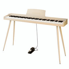 Mielczewski digitalpiano avec pieds en métal, beige