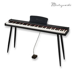 Mielczewski Canzonetta digitalpiano avec pieds, noir