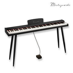 Mielczewski Canzonetta digitalpiano avec pieds, noir